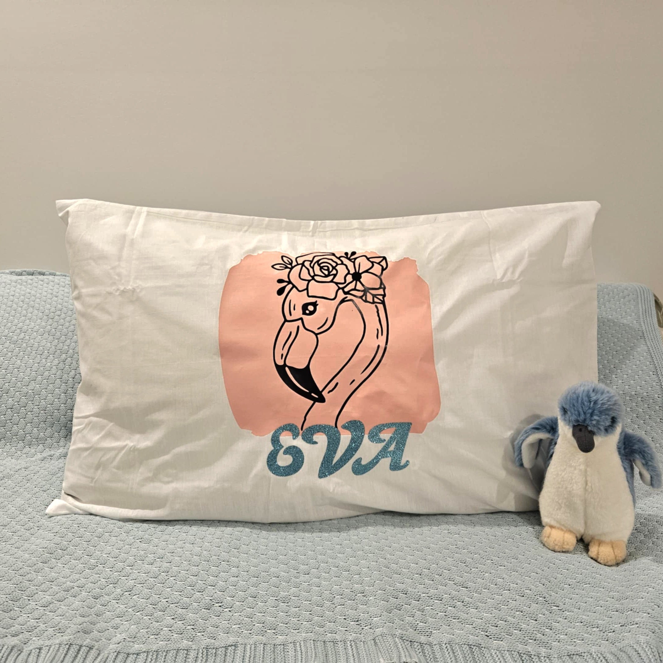 Personalised Kids Pillowcase – Custom Name Printed Pillow