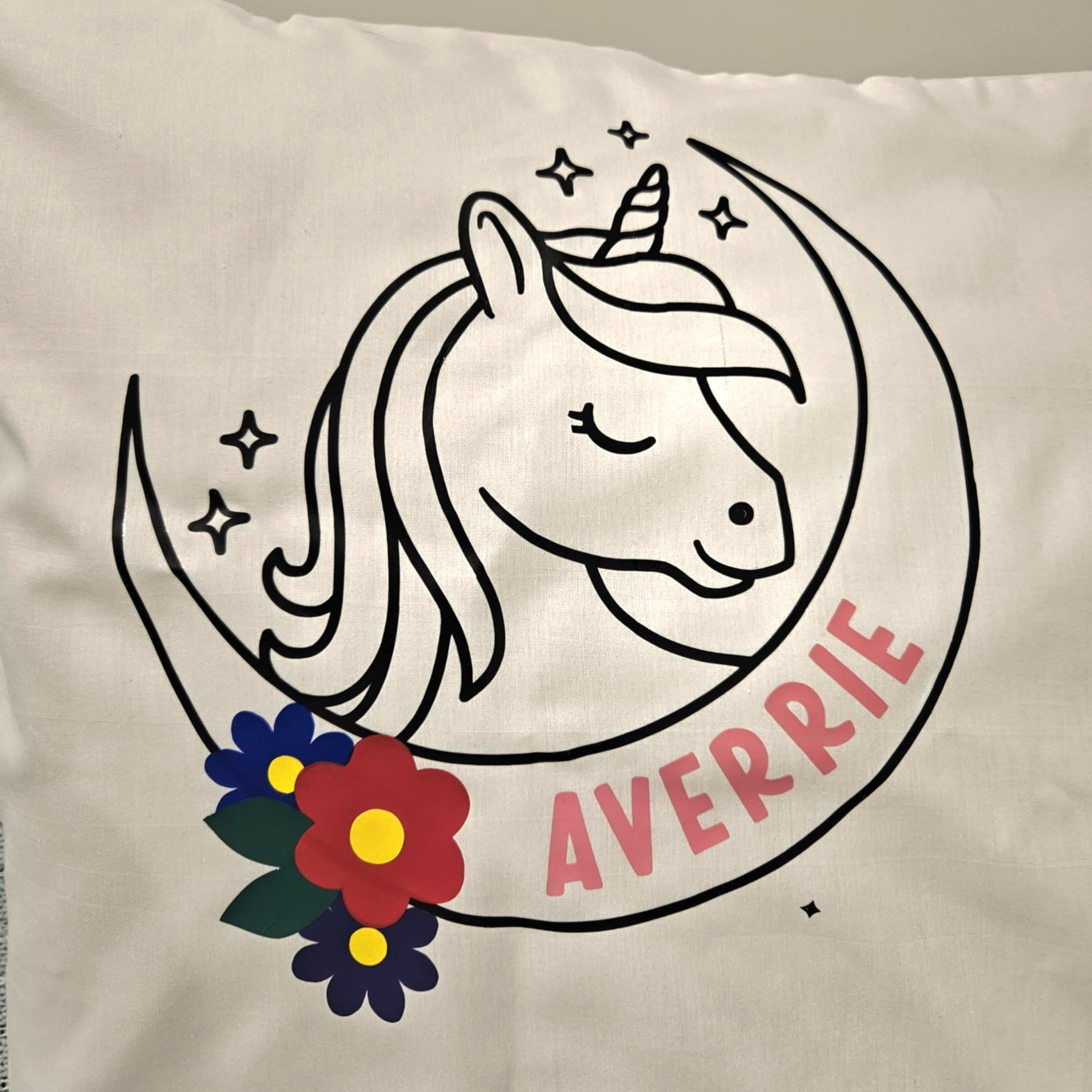 Personalised Kids Pillowcase – Custom Name Printed Pillow