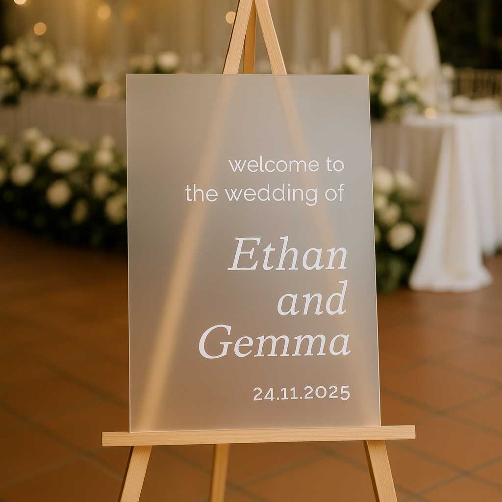 Wedding Signage, Place Cards, Table Numbers & Gifts