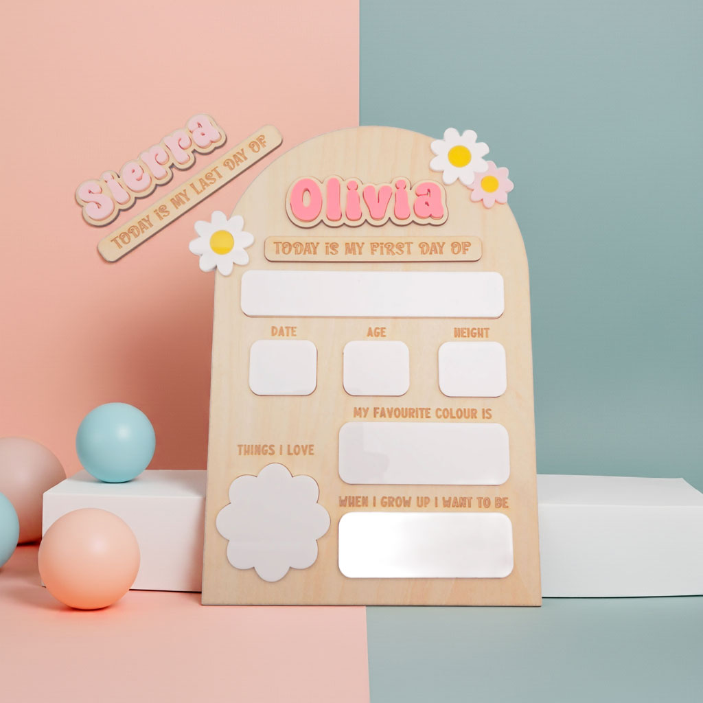 School Milestone Signs, Teacher Gifts & Personalised Lunchboxes
