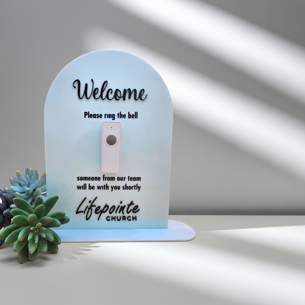 Custom Acrylic Welcome Sign