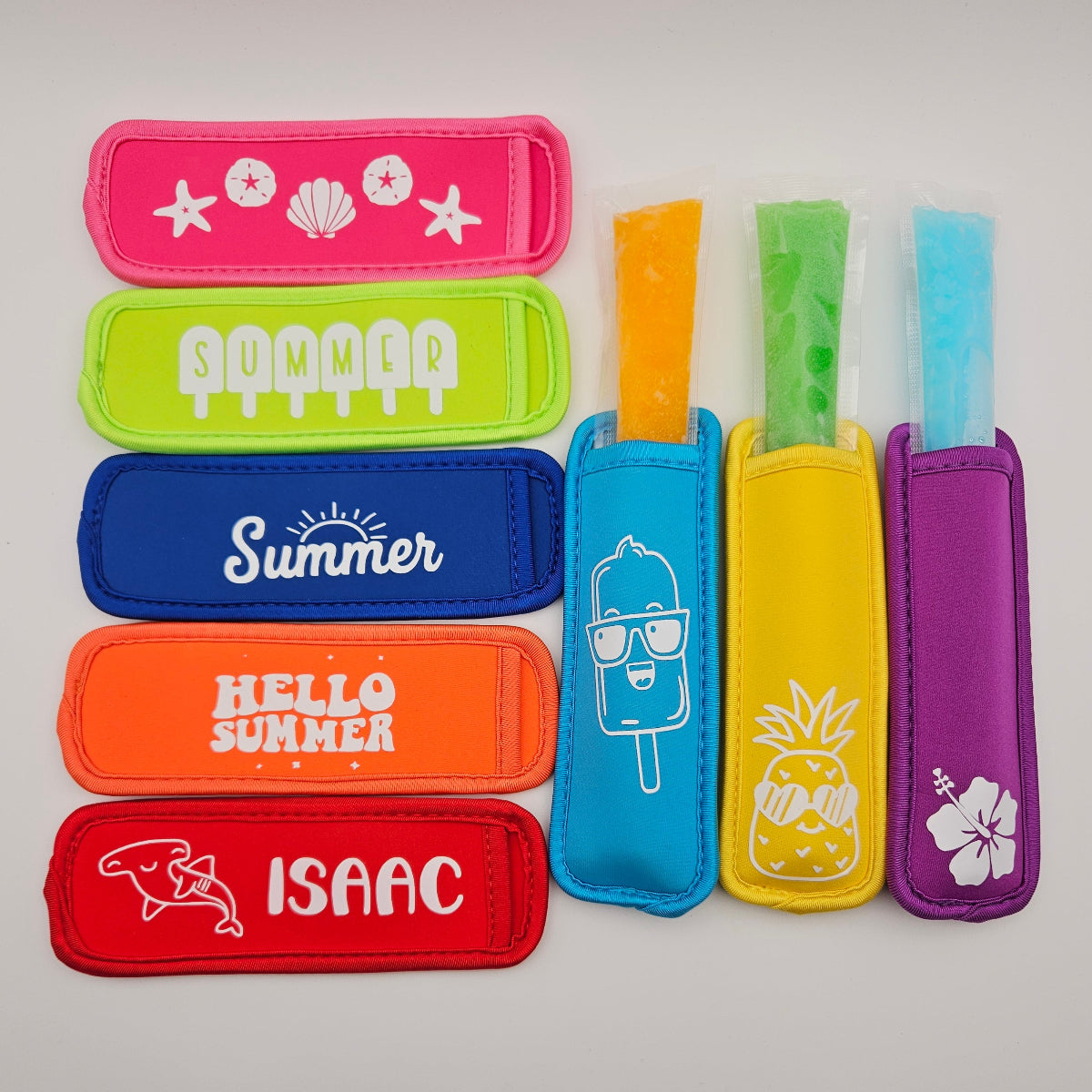 Neoprene Ice Block Holders - Personalised Designs