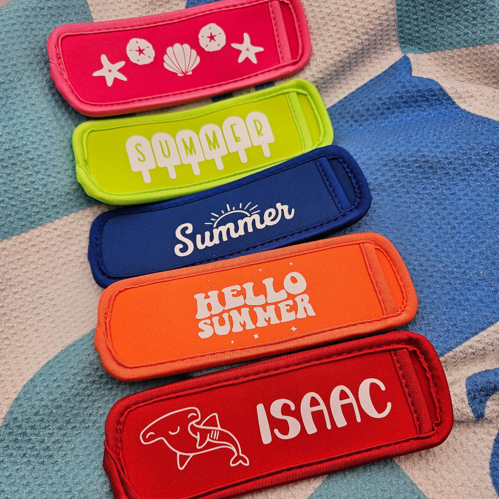Neoprene Ice Block Holders - Personalised Designs
