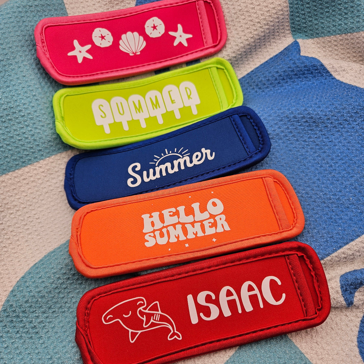 Neoprene Ice Block Holders - Personalised Designs