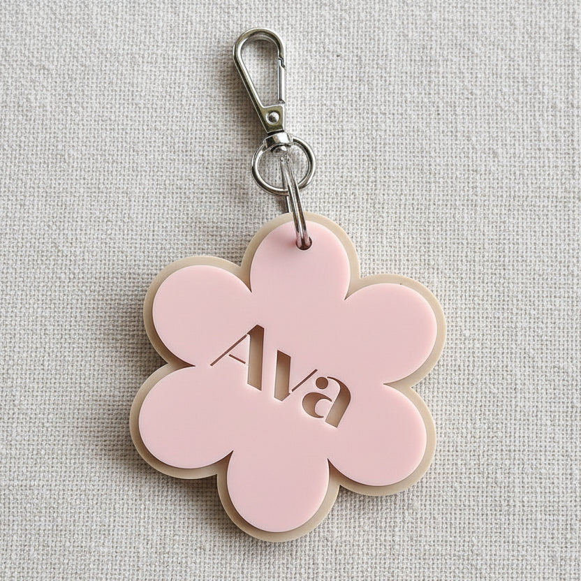 Personalised Flower Bag Tag