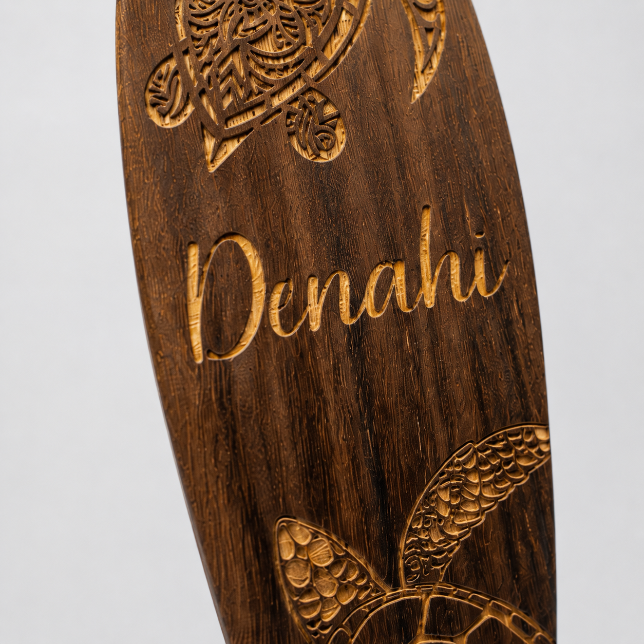 Personalised Engraved Wooden Surfboard Plaque