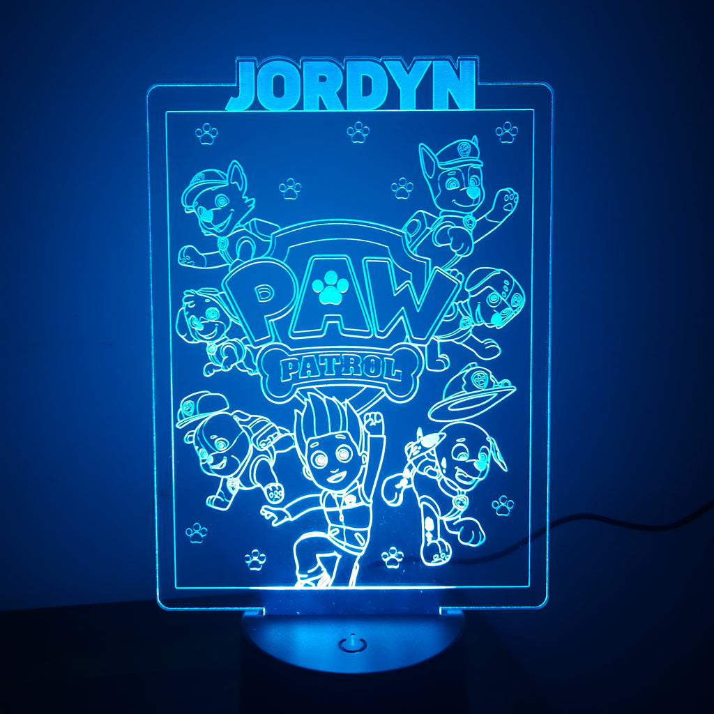 Personalised Night Light – Custom LED Name Lamp for Kids & Babies