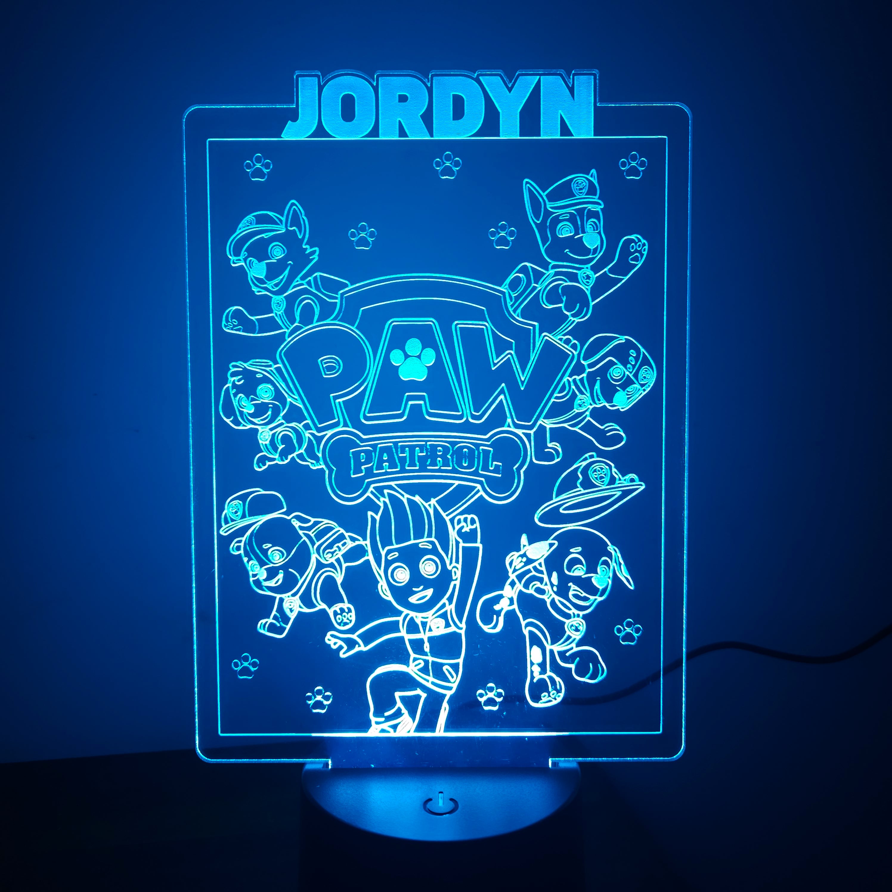 Personalised Night Light – Custom LED Name Lamp for Kids & Babies