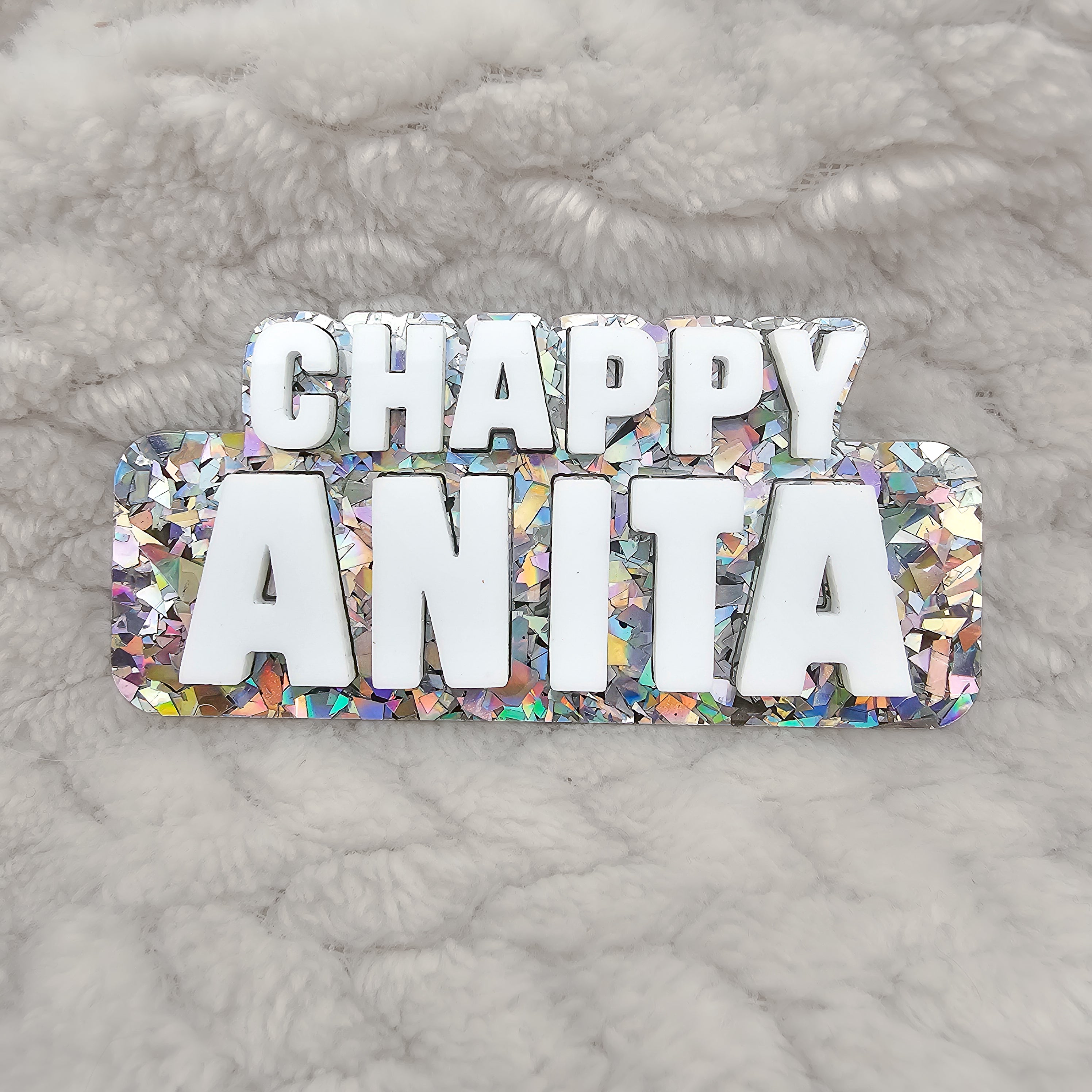 Personalised 3D Acrylic Name Badge – Bold, Stylish & Custom Made