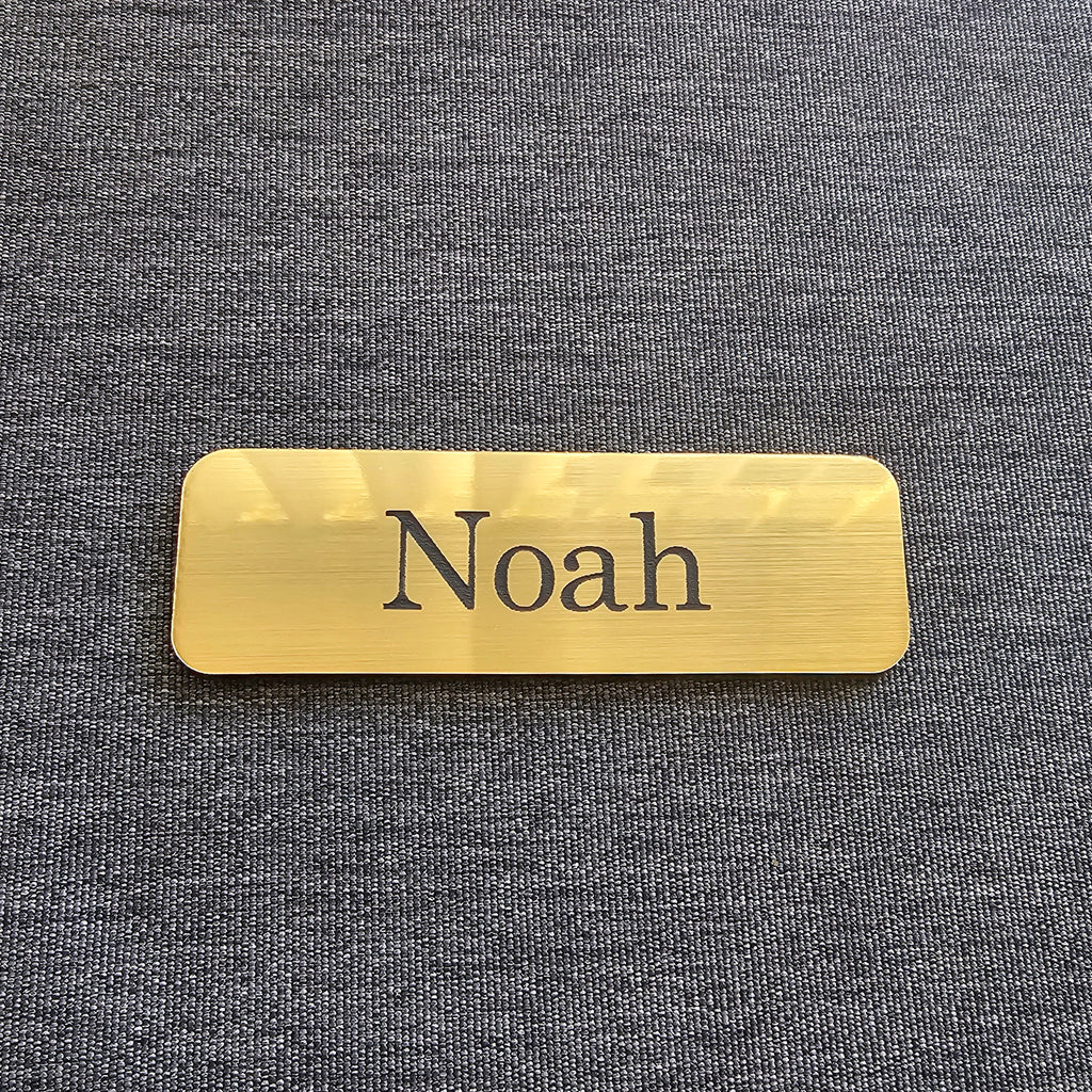 Premium Custom Engraved Name Badge