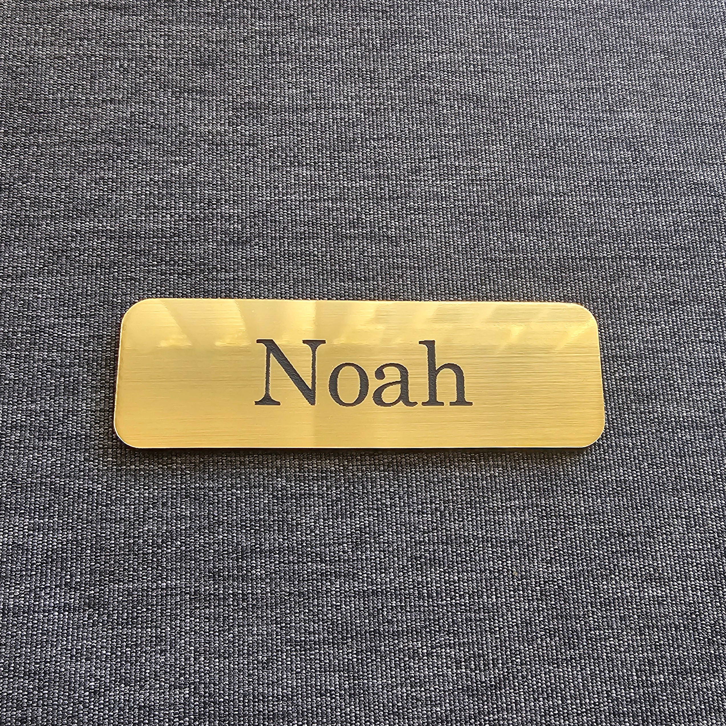 Premium Custom Engraved Name Badge