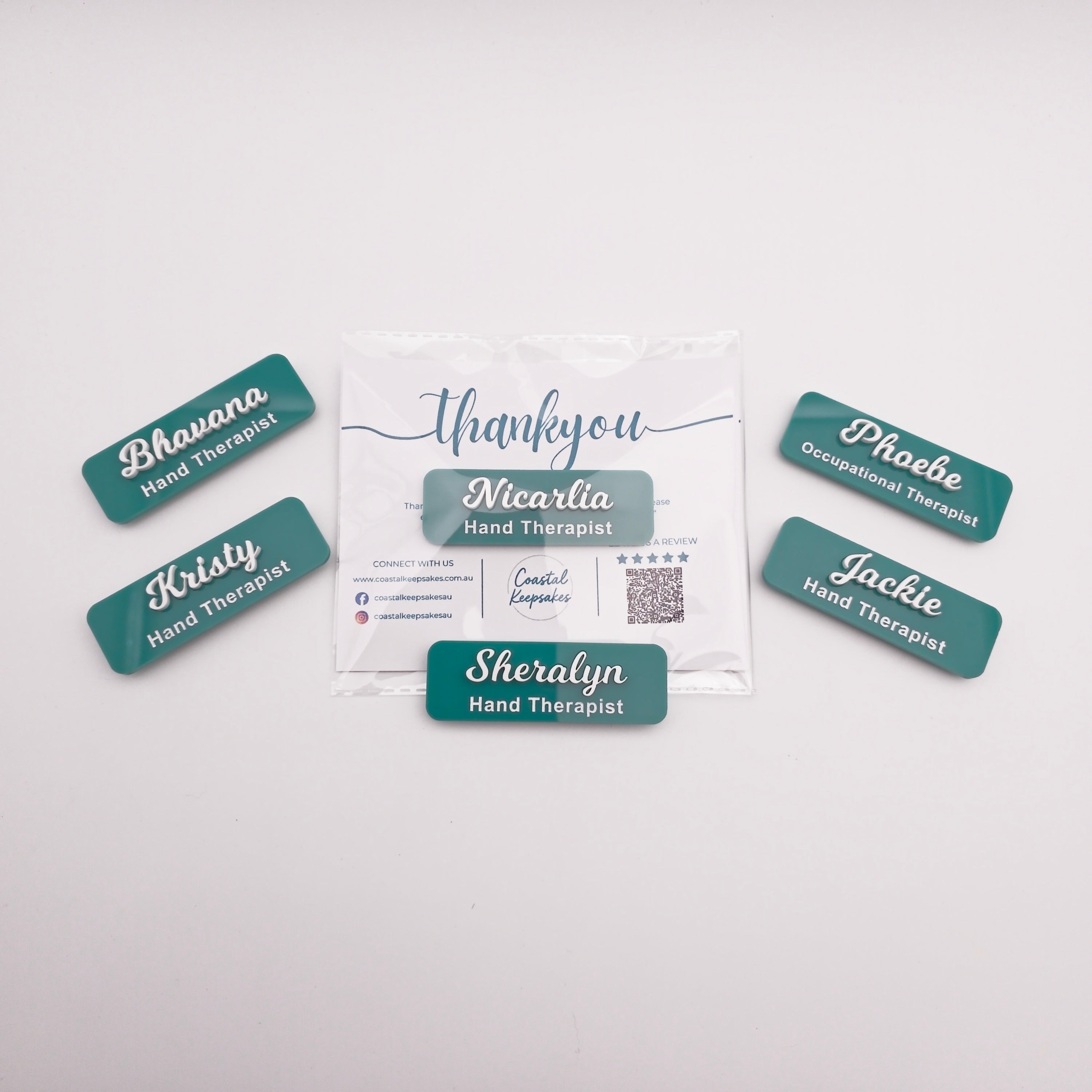Personalised 3D Acrylic Name Badge – Bold, Stylish & Custom Made