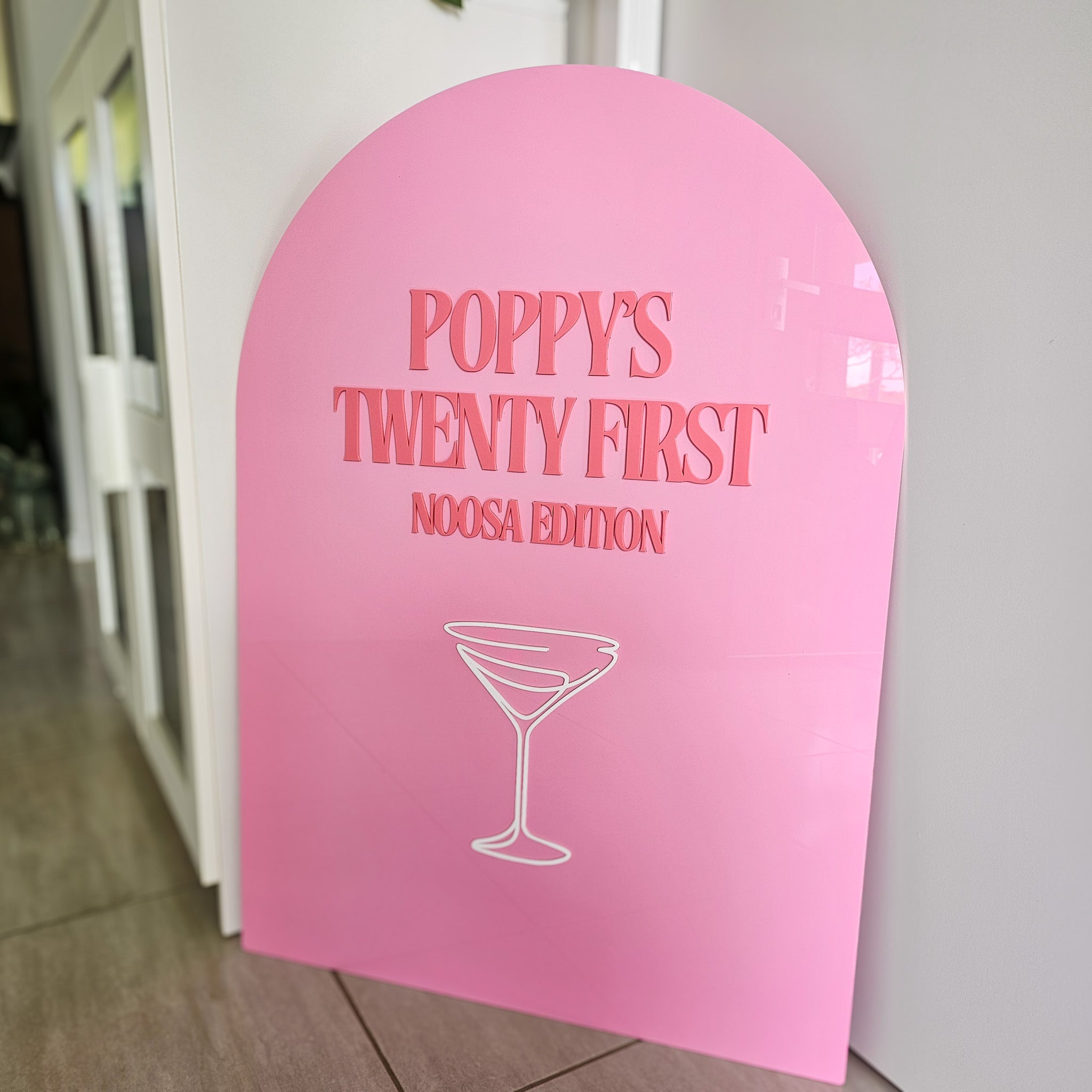 Custom Acrylic Event Signage – Multilayer Signs Up to A0