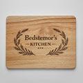 Custom Made & Engraved Camphor Laurel Serving Board
