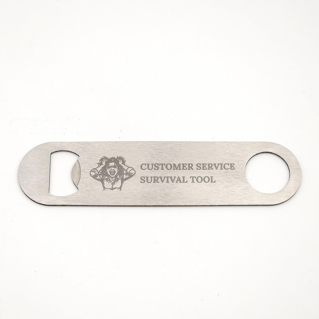 Personalised Engraved Heavy Duty Stainless Steel Bottle Opener