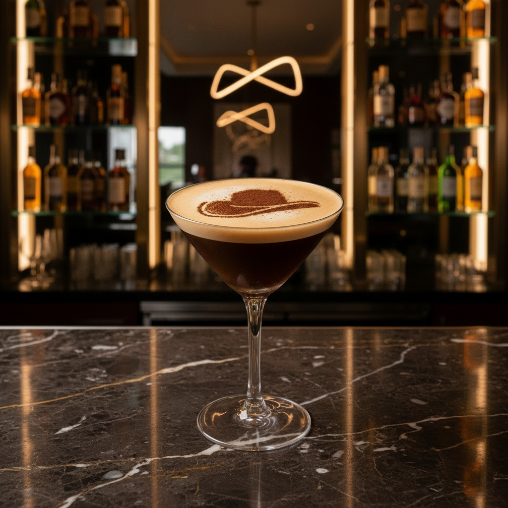 Personalised Coffee & Cocktail Stencil (Custom Logo Design)
