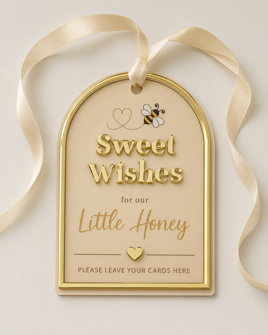 Luxe Baby Shower Welcome Sign