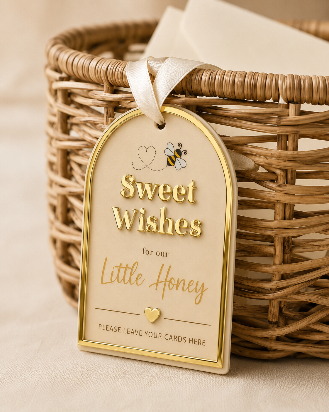 Luxe Baby Shower Welcome Sign