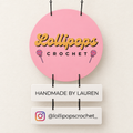 Double-Sided Custom Hanging Business Sign with Wall Bracket