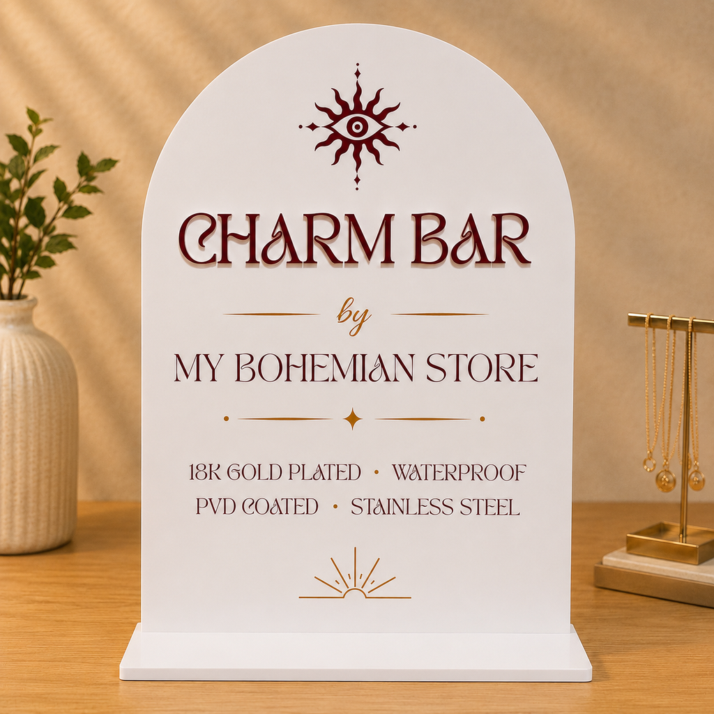 Custom Acrylic Business Sign with Stand – A5, A4 & A3