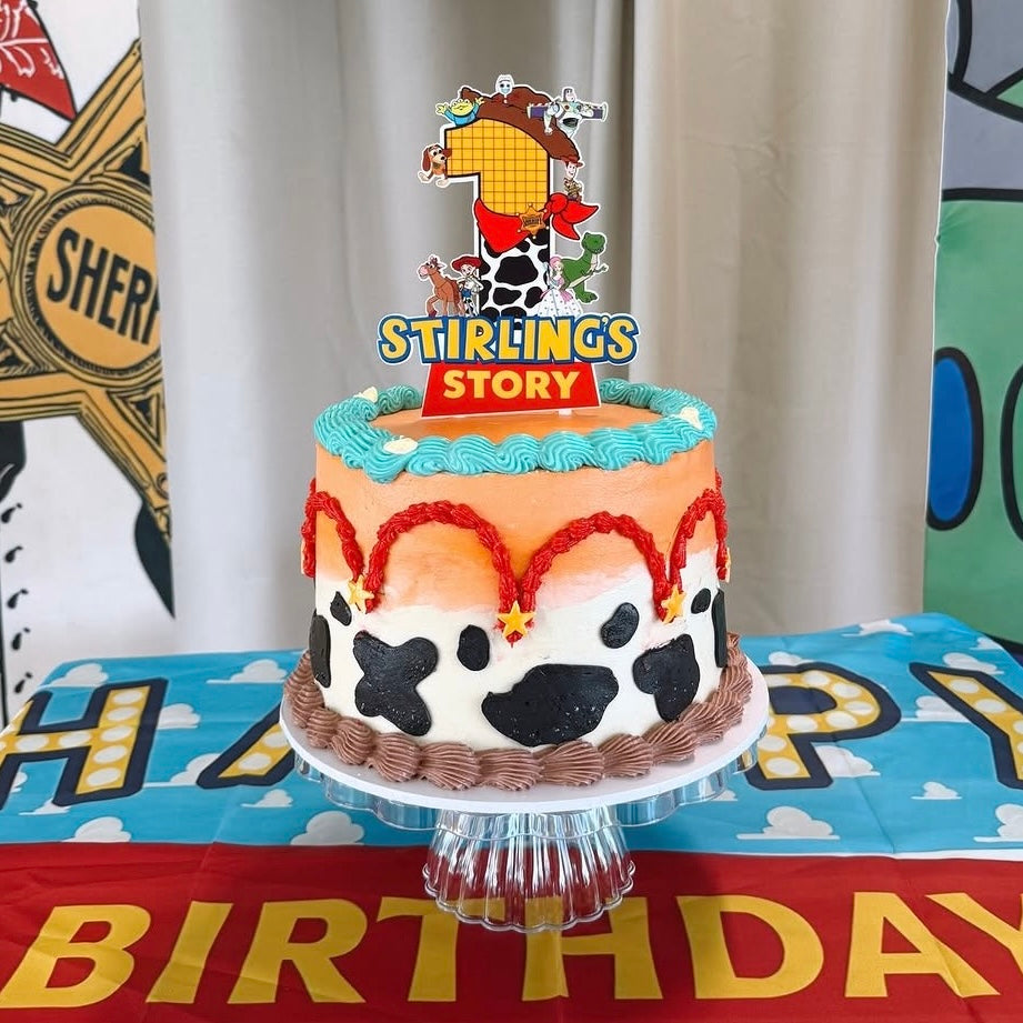 Custom Story Birthday Cake Topper