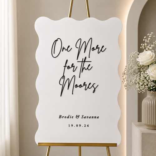 Custom Acrylic Event Signage – Multilayer Signs Up to A0