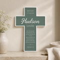 Personalised Modern Christening / Baptism Cross