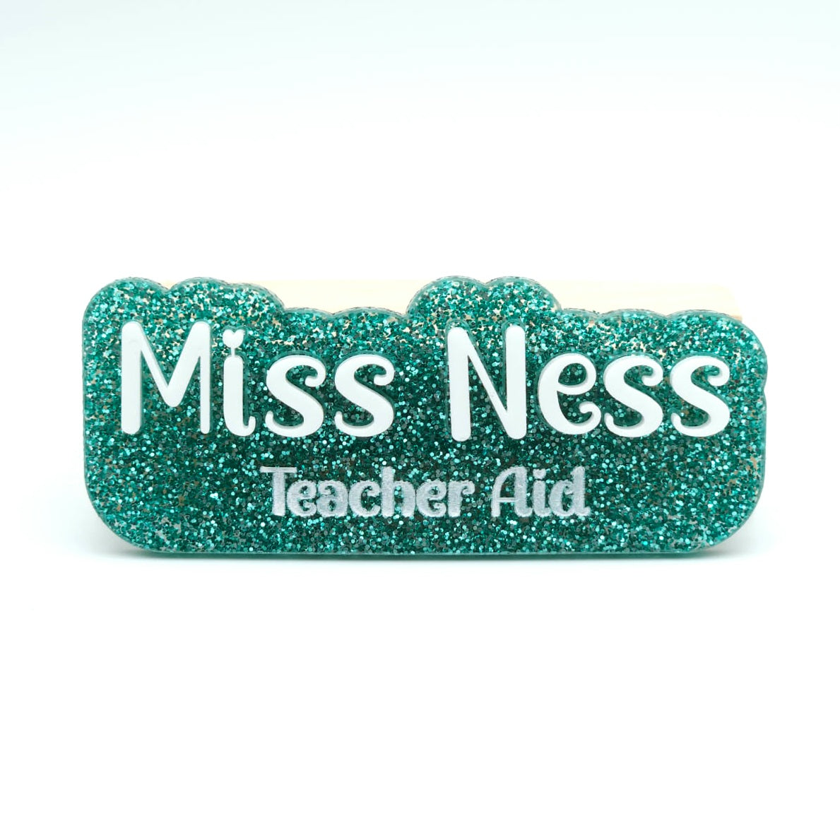Personalised 3D Acrylic Name Badge – Bold, Stylish & Custom Made