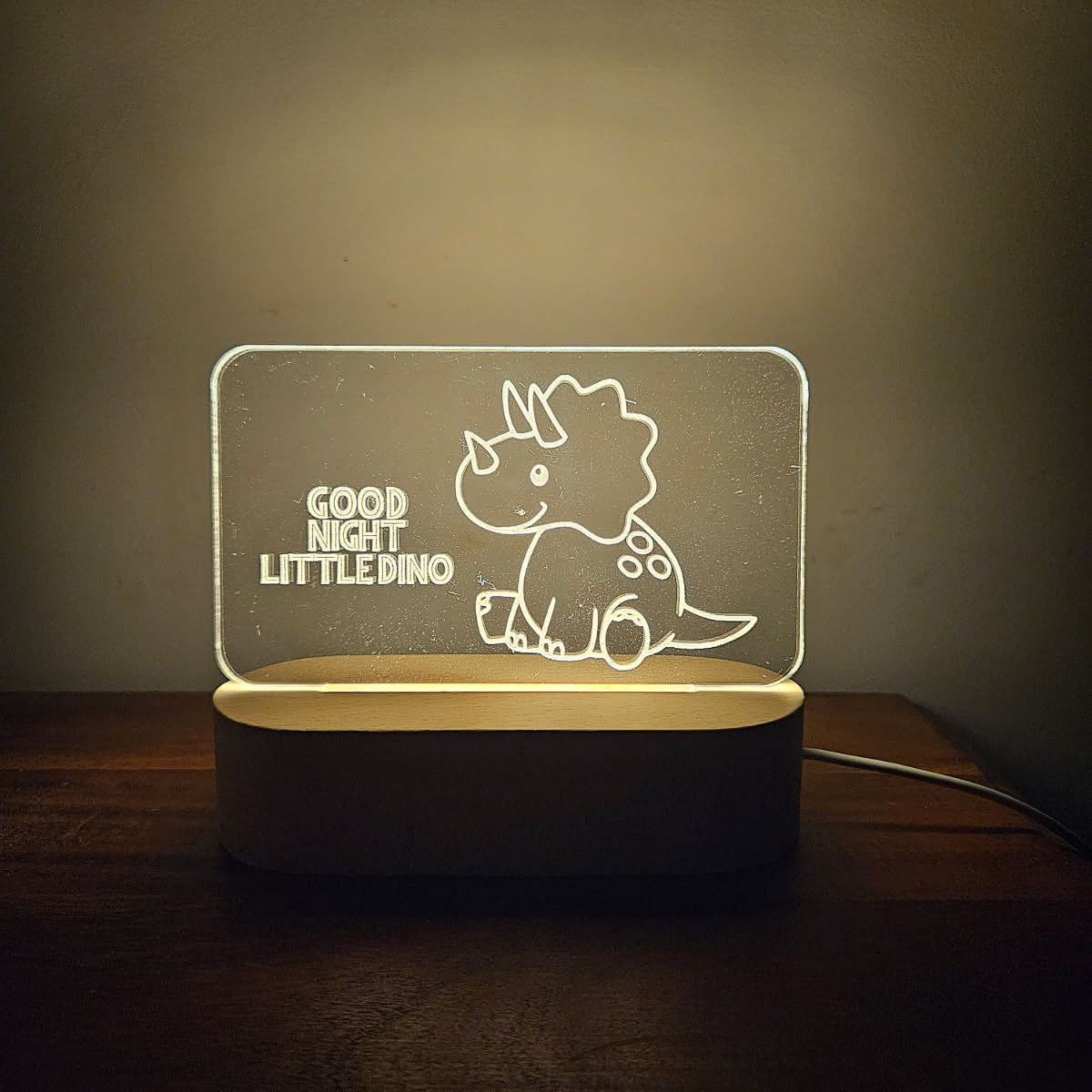 Good Night Little Dino – Nursery LED Night Light