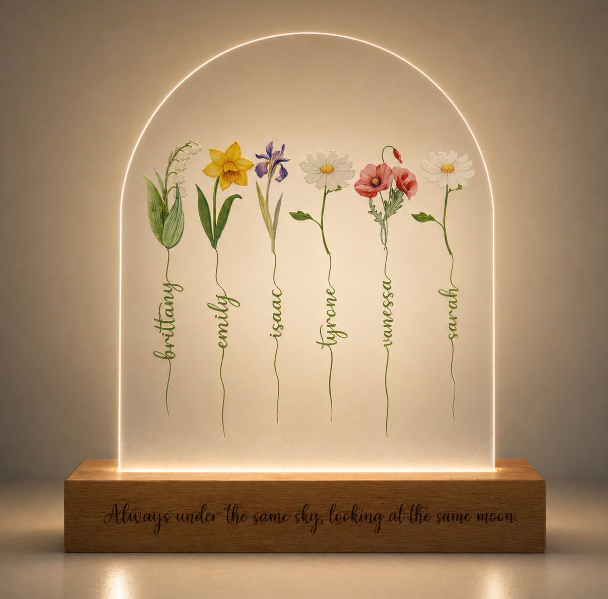 Mother’s Day LED Birth Flower Light