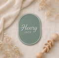 Personalised Baby Name Announcement Plaque