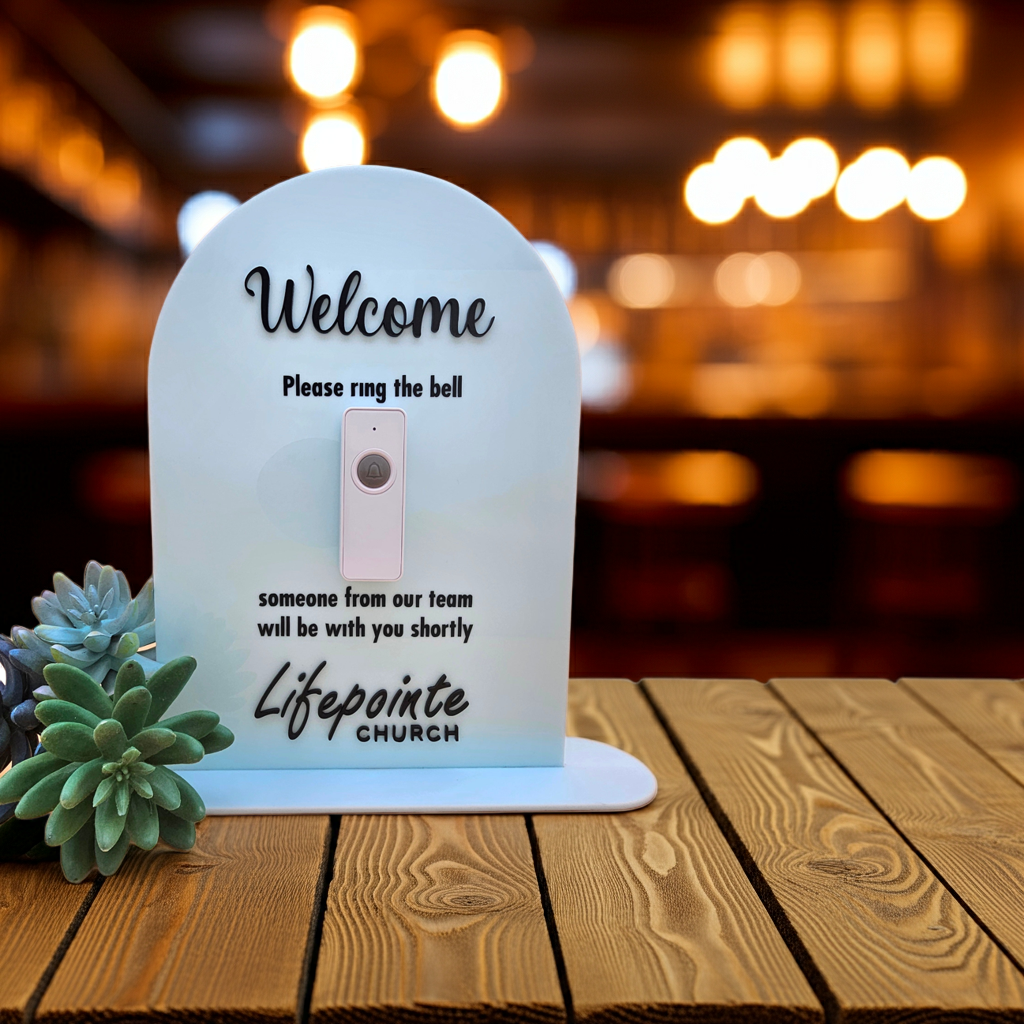 Custom Acrylic Welcome Sign
