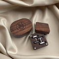 Personalised Engraved Wooden Cufflink Box & Cufflinks – Groomsmen Gift