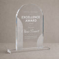 Personalised Clear Acrylic Arch Award