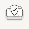 Satin clear coat protective finish icon