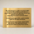 Custom Engraved Solid Brass Plaque