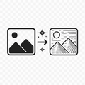 Add photo to artwork conversion