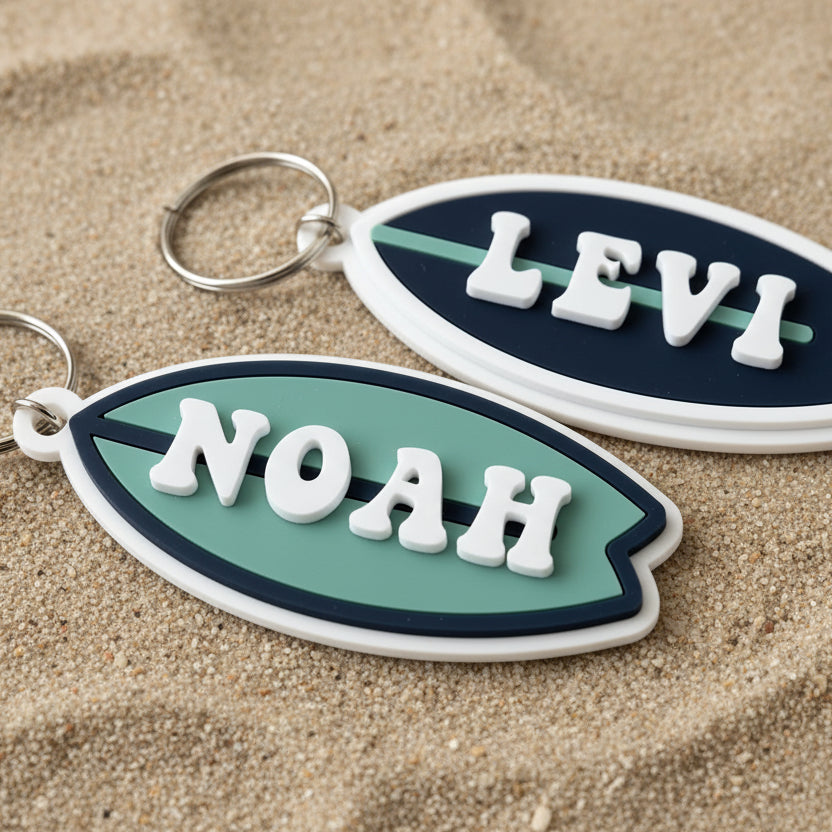 Personalised Surfboard Bag Tag (3D Name)