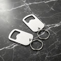 Personalised Bottle Opener Keyring (Engraved)