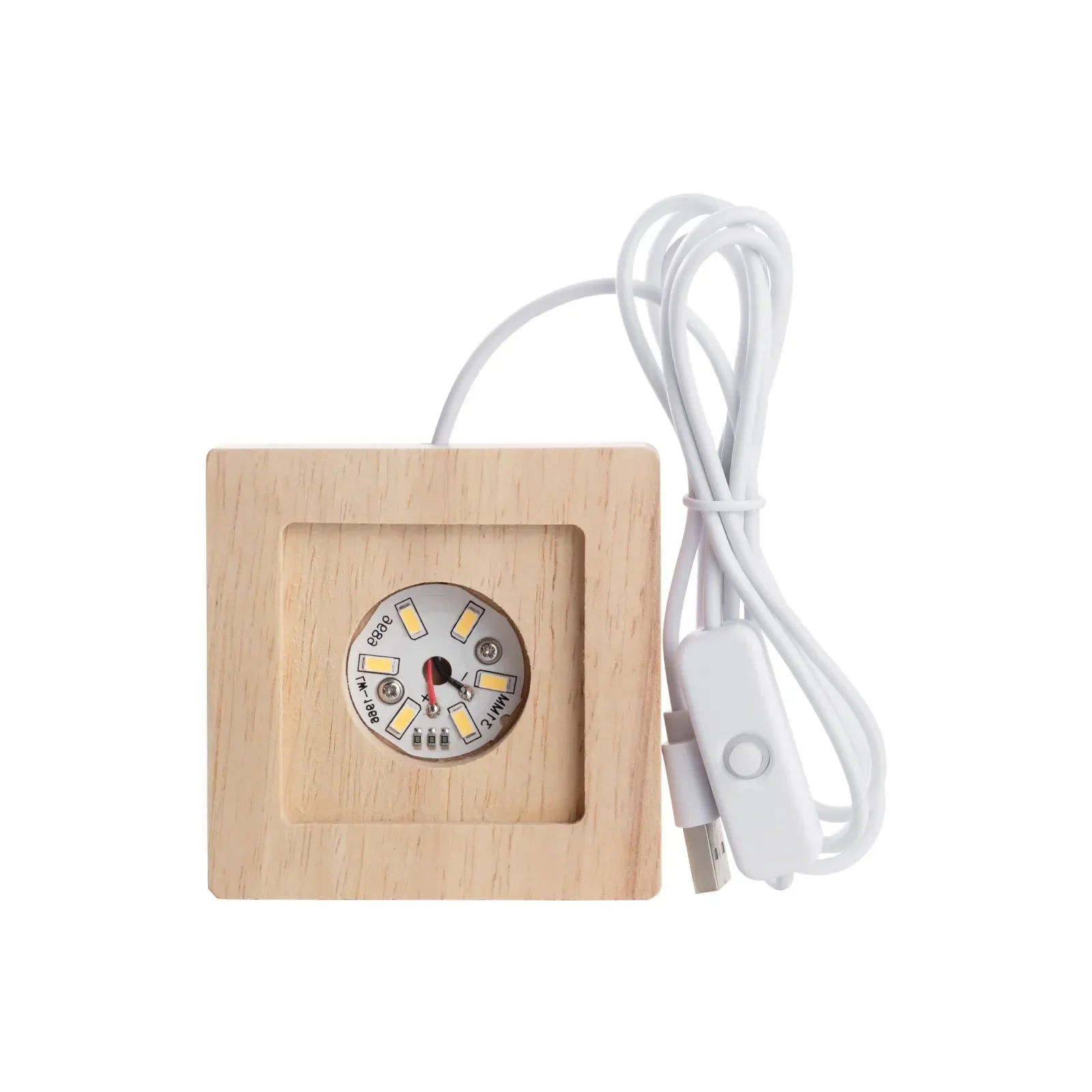Add USB timber LED light base