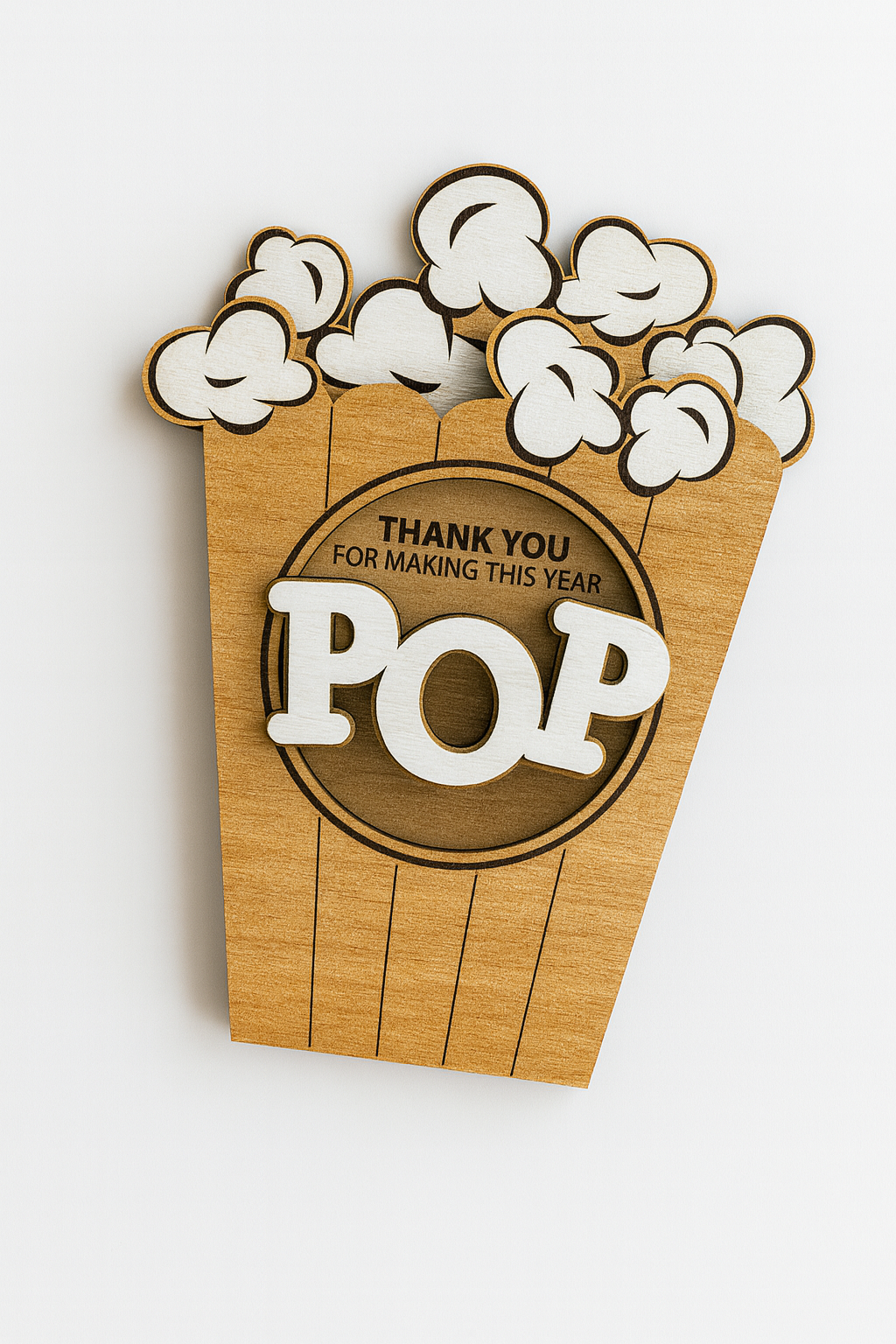 Teacher Popcorn Gift Card Holder – “Thanks for Making This Year POP”