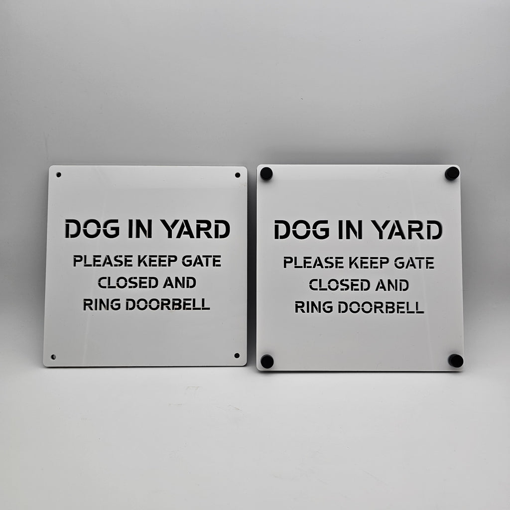 Custom Acrylic House Sign – Two-Layer Design