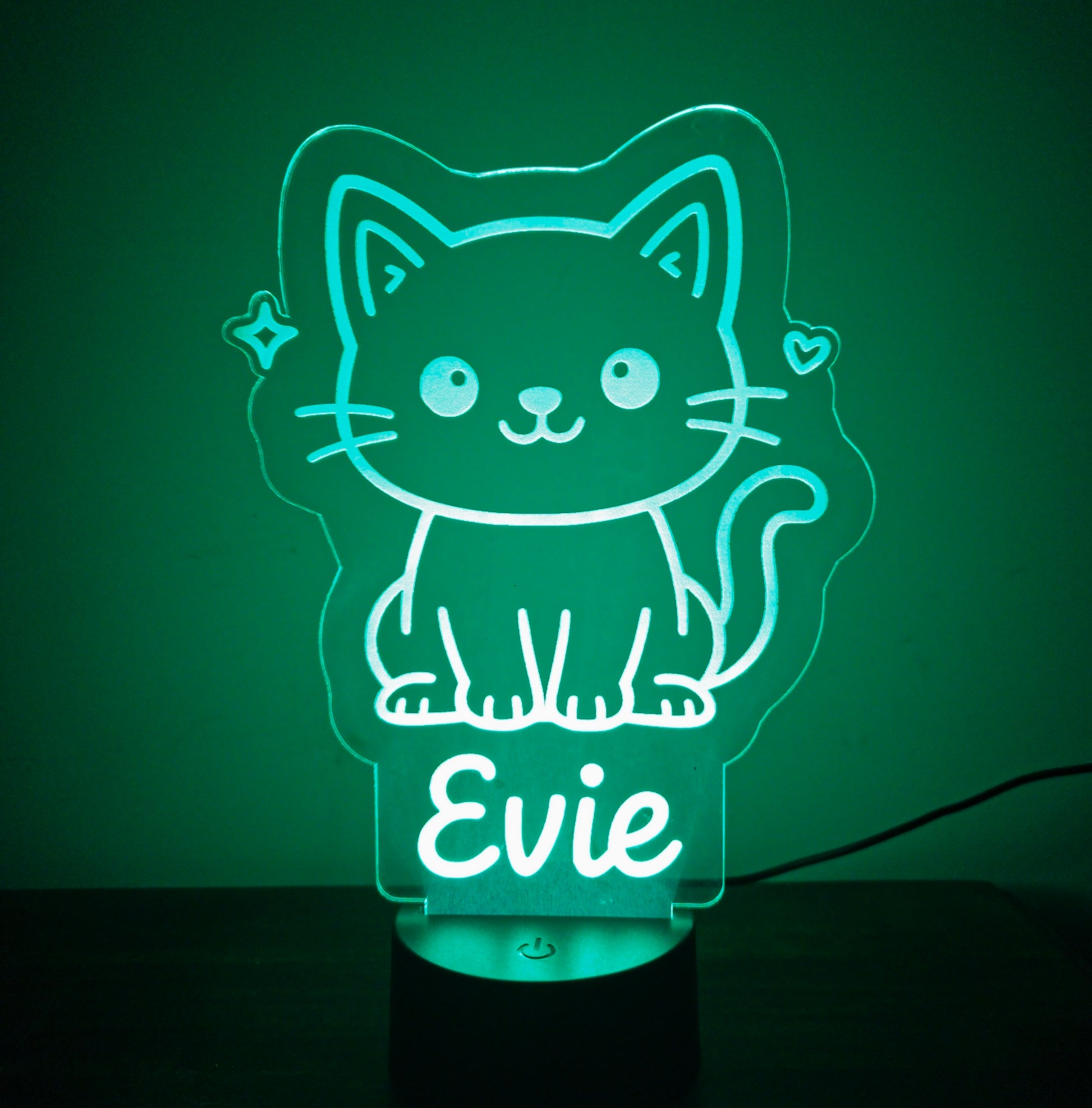 Personalised Night Light – Custom LED Name Lamp for Kids & Babies