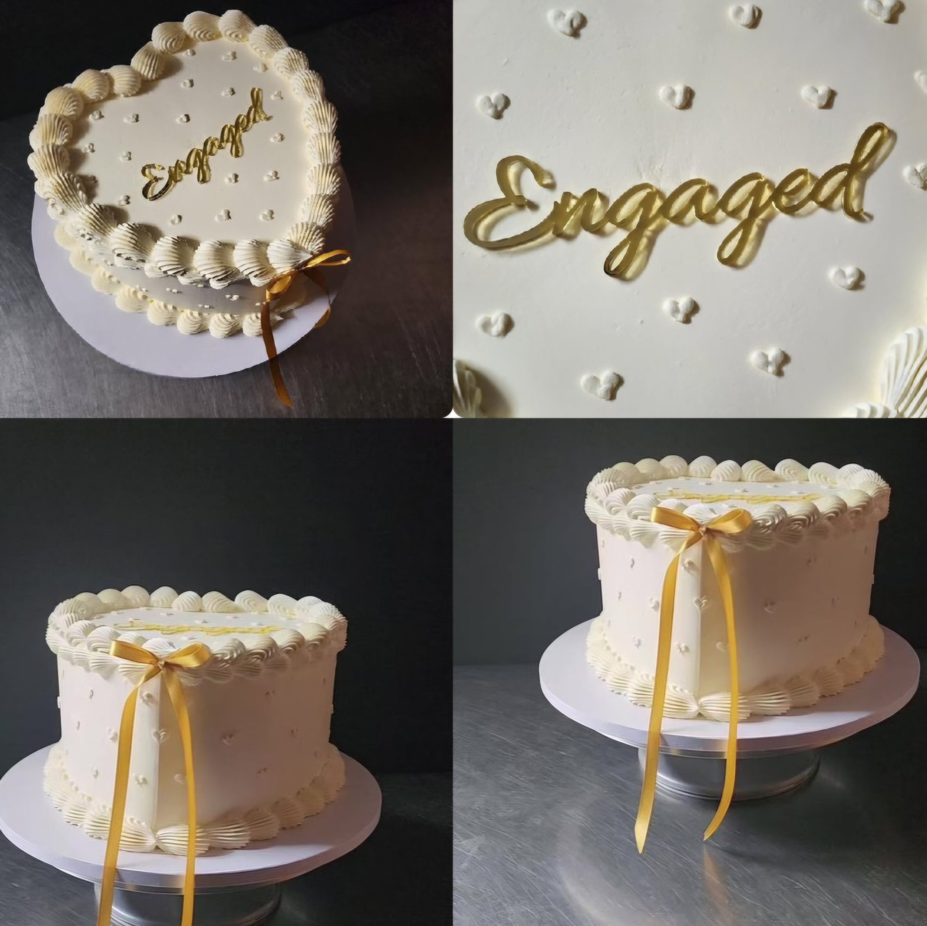 Flat Lay Cake Topper – Custom Word Cake Charm