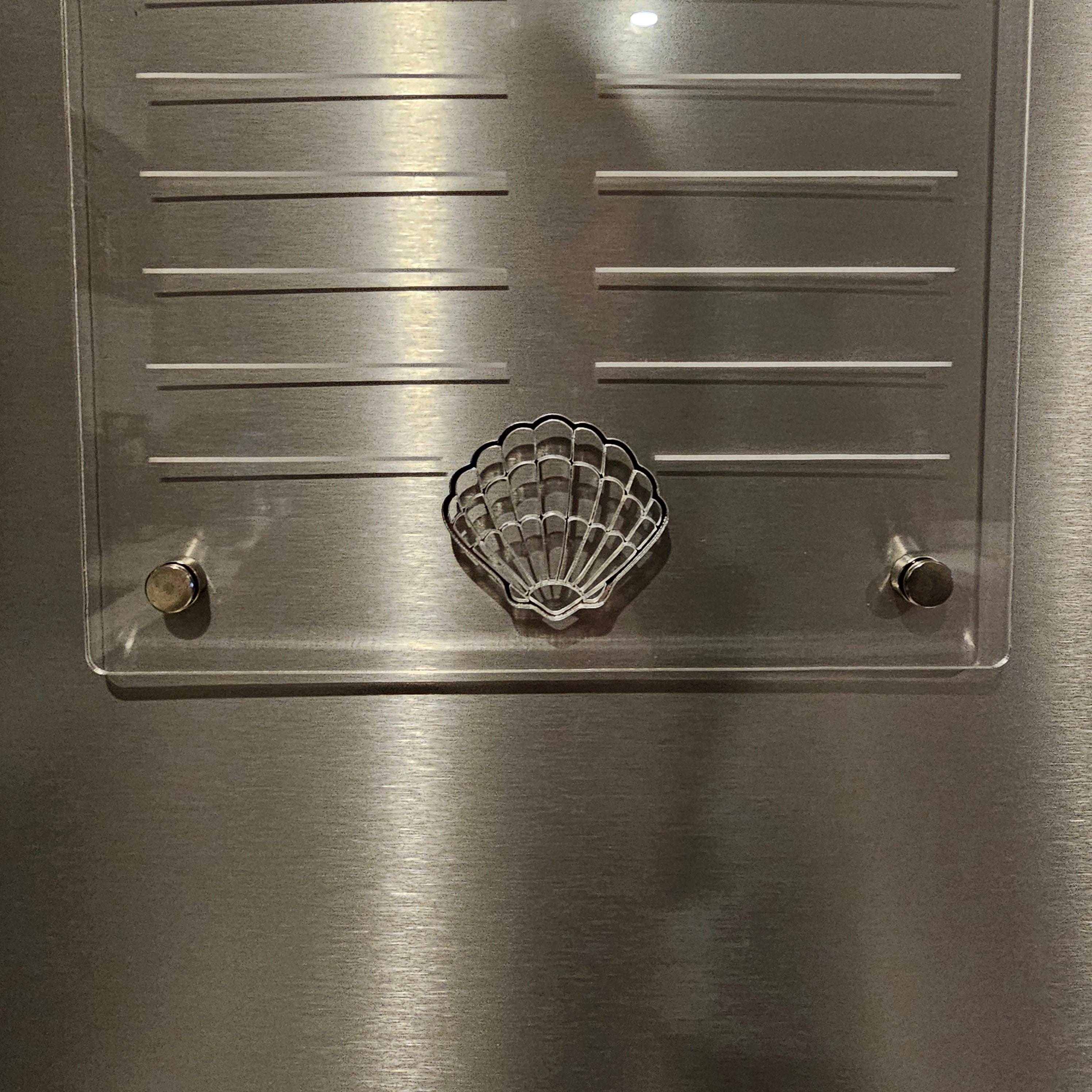 A4 Magnetic Fridge Shopping List Board – Clear Acrylic