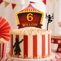 Personalised Circus Cake Topper Set