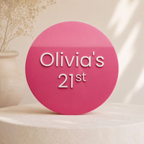 Custom Acrylic Event Signage – Multilayer Signs Up to A0