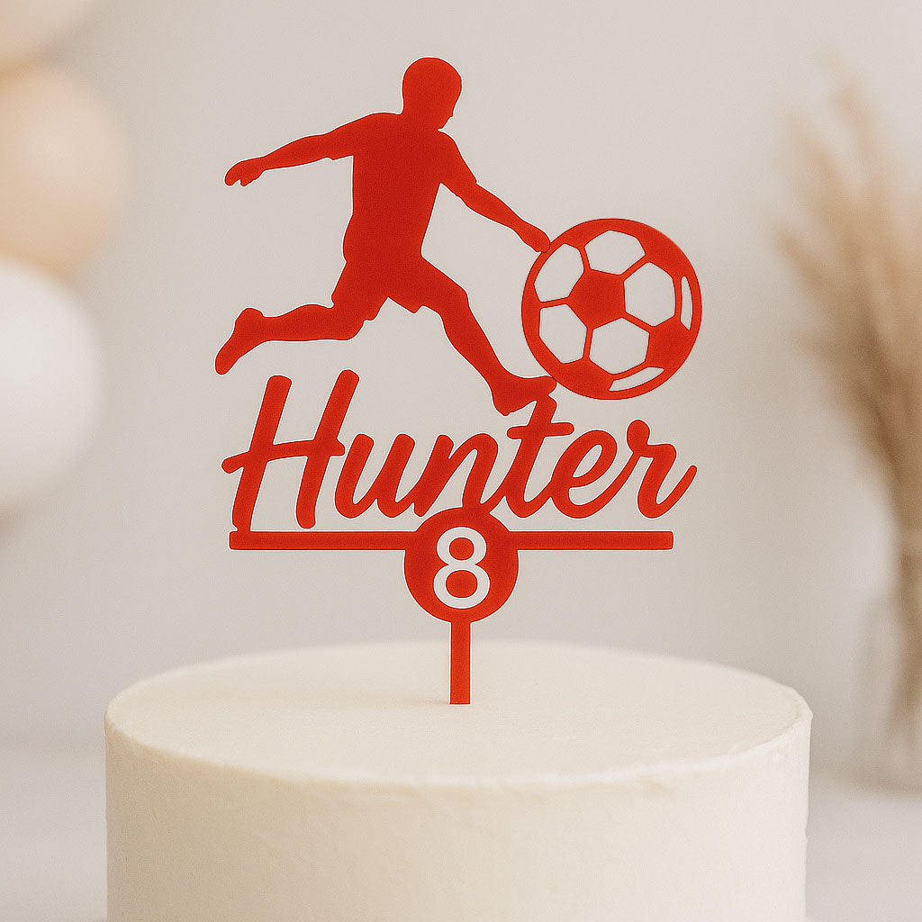 Custom Acrylic Cake Topper – Single Layer Design